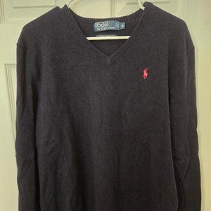 Polo by Ralph Lauren wool V-neck sweater, Men's Medium